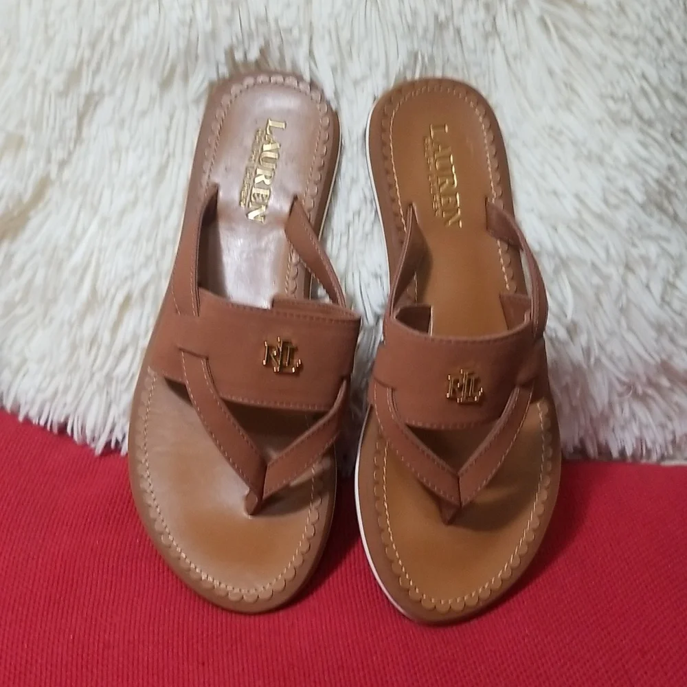 Ralph Lauren Brown Sandals - Picture 3 of 10